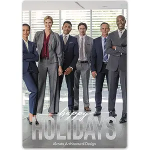 Holiday Photo Card - Happy Days design template ready for a custom picture upload