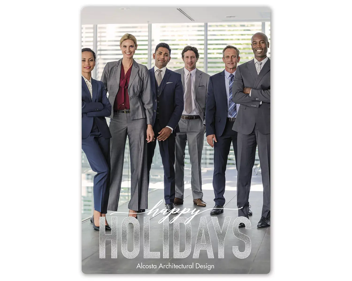 Holiday Photo Card - Happy Days design template ready for a custom picture upload