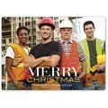 Sense of Sparkle Christmas Photo Card design template ready for a custom picture upload