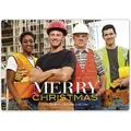 Sense of Sparkle Christmas Photo Card design template ready for a custom picture upload