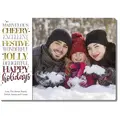 Holiday Photo Card - Beyond Expectations design template ready for a custom picture upload