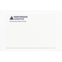 Custom 10 x 13 mailing envelopes with a company logo and 1-ink color branded design