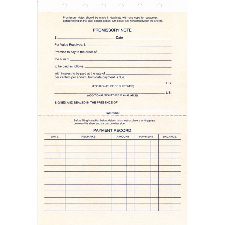 Duplicate and Triplicate Carbon Copy Sales & Service Invoices