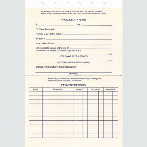 Duplicate and Triplicate Carbon Copy Sales & Service Invoices