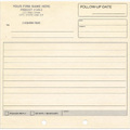 Custom printed NCR carbonless office memo, duplicate format
