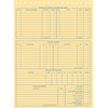 HVAC service form back print with job cost