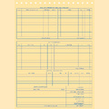 HVAC service form back print with job cost