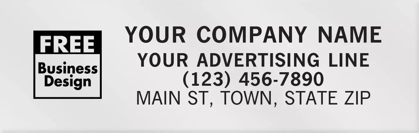 Rectangle 2 3/4 x 7/8" Paper Label