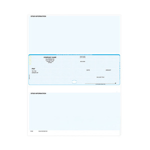 Sage compatible laser middle checks with hologram for your business