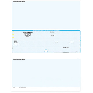 Sage compatible laser middle checks with hologram for your business