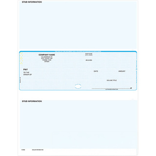 Sage compatible laser middle checks with hologram for your business