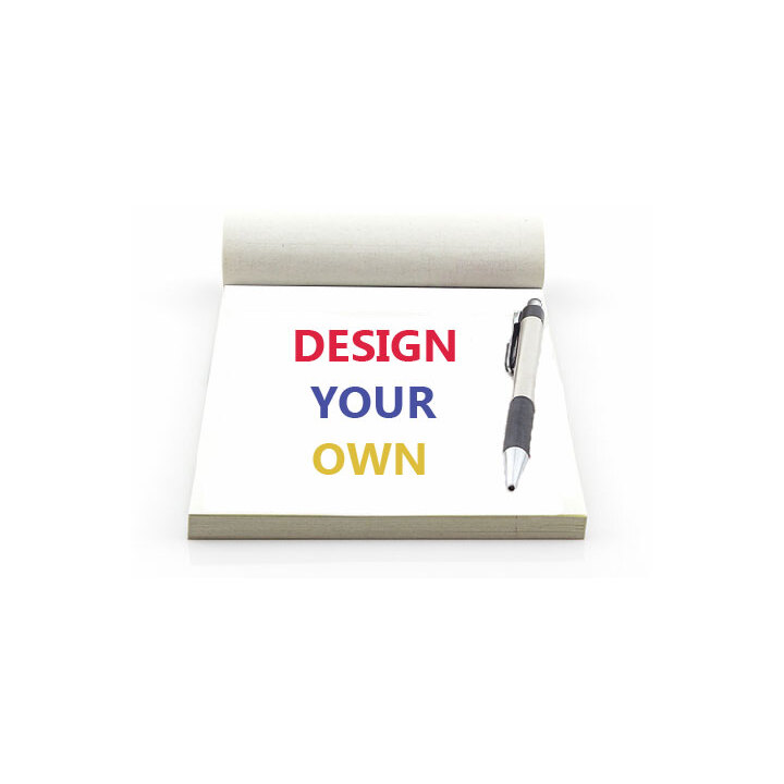Custom 5.5 x 8.5 4-part quadruplicate carbonless book with full color logo