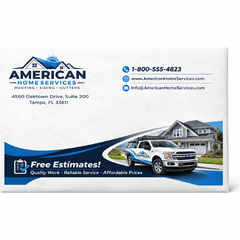 A custom 9x12 Tyvek open-end envelope showing a placeholder for a custom business logo