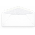 A custom printed return envelope with gummed flap closure