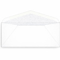 A custom printed return envelope with gummed flap closure