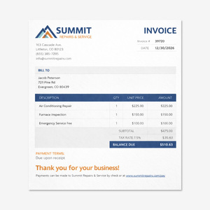 Custom business forms printed for a variety of businesses