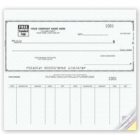 Business voucher check templates for manual or typewriter use