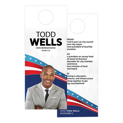 Design your two-sided door hangers online in minutes.