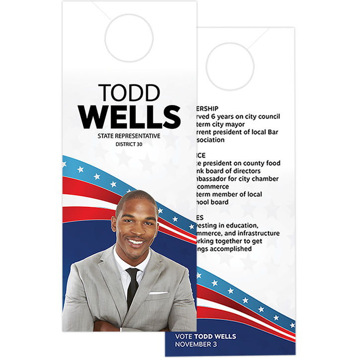 Design your two-sided door hangers online in minutes.