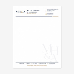 Design your own letterhead and envelope online