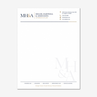 Design your own letterhead and envelope online