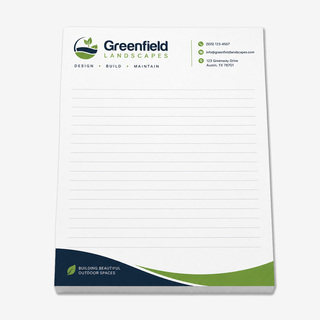 Custom and full color notepads you can design online