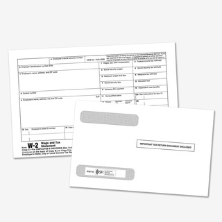 Business tax forms such as W2s and 1099s for yearly compliance