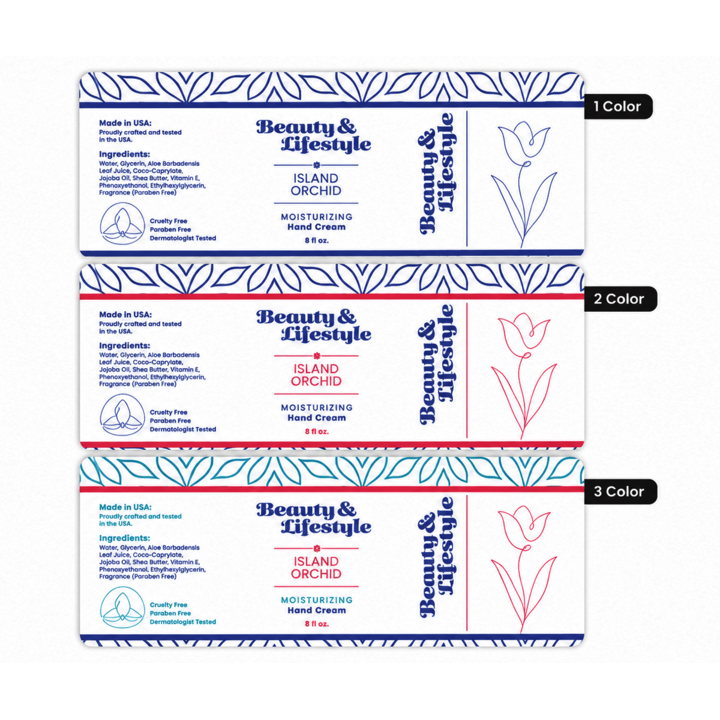 4" x 6" custom rectangle labels available in one, two, or three spot colors for product packaging, shipping, warehouse identification, retail branding, promotional displays, and large-format labeling