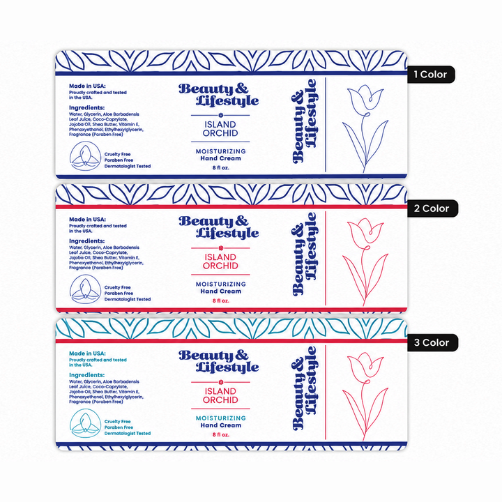 4" x 6" custom rectangle labels available in one, two, or three spot colors for product packaging, shipping, warehouse identification, retail branding, promotional displays, and large-format labeling