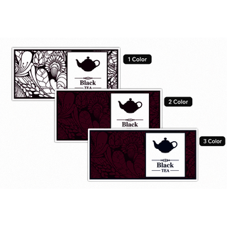 1 1/2" x 3" custom rectangle labels available in one, two, or three colors for product packaging, retail branding, promotional labeling, and inventory identification