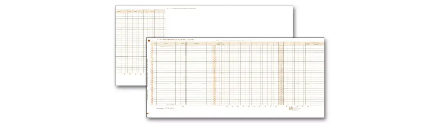 Legal Size One-Write Business Accounting Journals