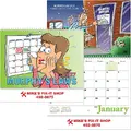 2027 Murphy's Law custom promotional spiral wall calendar front cover for business use