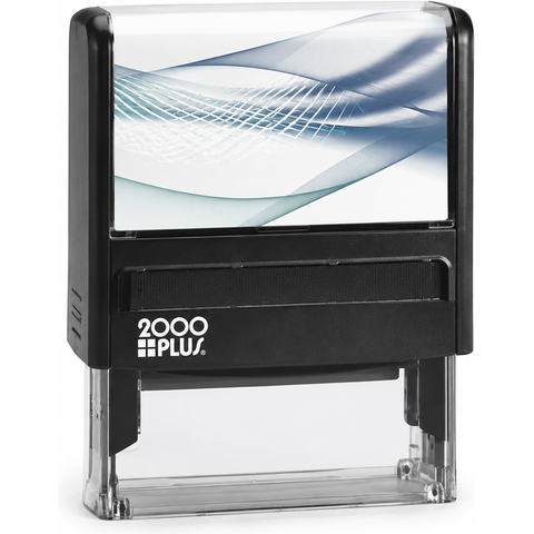 Custom self-inking stamp, 15/16" x 2 11/16"