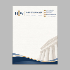Premium textured linen stationery paper and envelopes