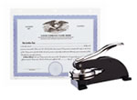 Business Supplies - Certificates & Corporate Seals