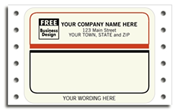 1228 - Continuous Preprinted Mailing Labels