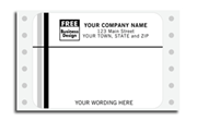 1236 - Continuous Mailing Labels, Black & White