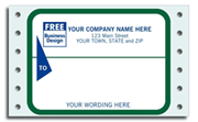 1287 - Custom Printed Continuous Mailing Labels