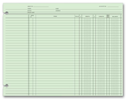 21180 - Accounting Ledger Sheets