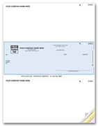 DLM160 - Laser Business Checks Printed on Secure Paper