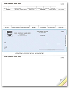 DLM301 - Laser Peachtree Payroll Checks