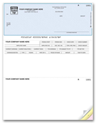 DLT304 - Laser Payroll Checks, Detachable Stubs