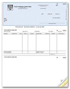 DLT308 - Personalized Laser Payroll Checks, with Benefits