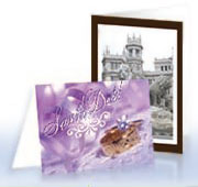 6 x 8.5 full color greeting cards printed on gloss stock with or without envelopes