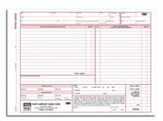 6582 - Auto Repair Order Form with Key Tag