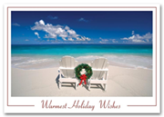 HS1303 - Tropical Holiday Cards Printing - Beachy Holiday