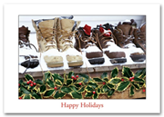 H57006 - Contractor Holiday Cards, Work Boots