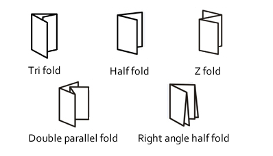 Brochures Folding Types