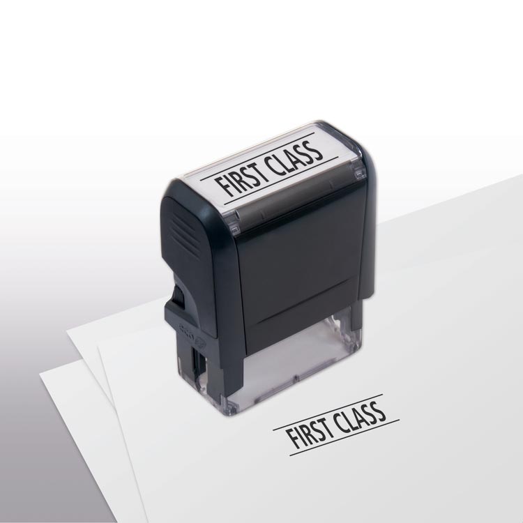 First Class - Stamp with custom option