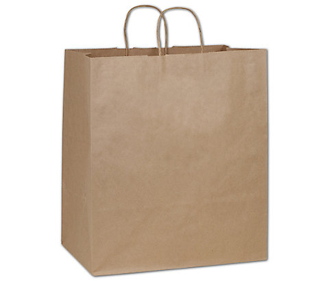Classic Kraft Paper Shoppers are an economical way to support your business!